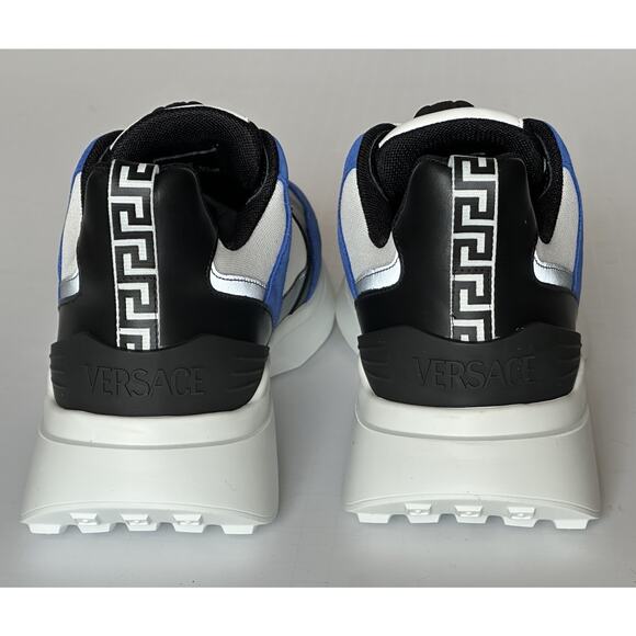 Versace Medusa Men’s White/Black/Blue Sneakers 12 US (45 Eu) 1011942 IT NIB $825 main image 14